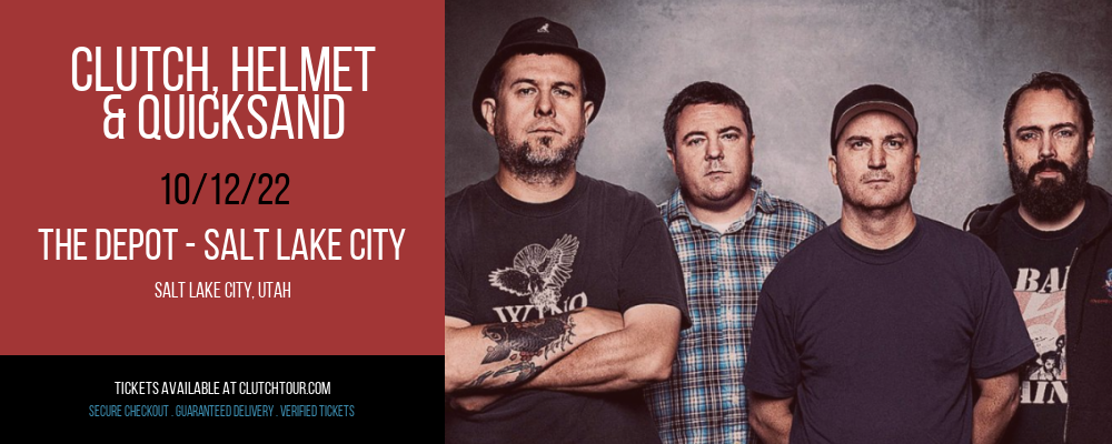 Clutch, Helmet & Quicksand at Clutch Tour tickets Clutch, Helmet & Quicksand at Clutch Tour