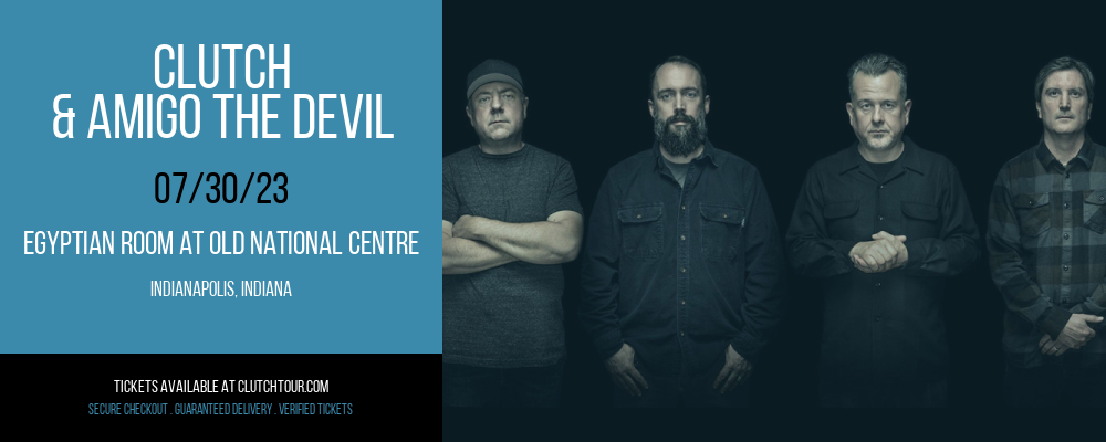 Clutch & Amigo The Devil at Clutch Tour tickets Clutch & Amigo The Devil at Clutch Tour