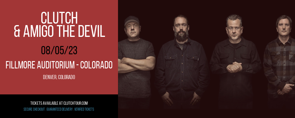 Clutch & Amigo The Devil at Clutch Tour tickets Clutch & Amigo The Devil at Clutch Tour