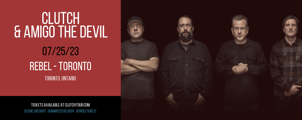 Clutch & Amigo The Devil at Clutch Tour tickets Clutch & Amigo The Devil at Clutch Tour