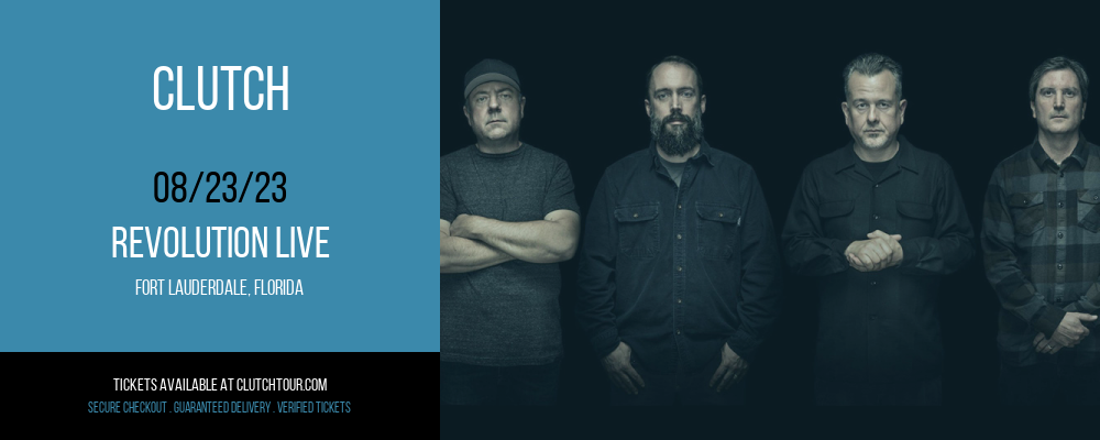 Clutch at Clutch Tour tickets Clutch at Clutch Tour